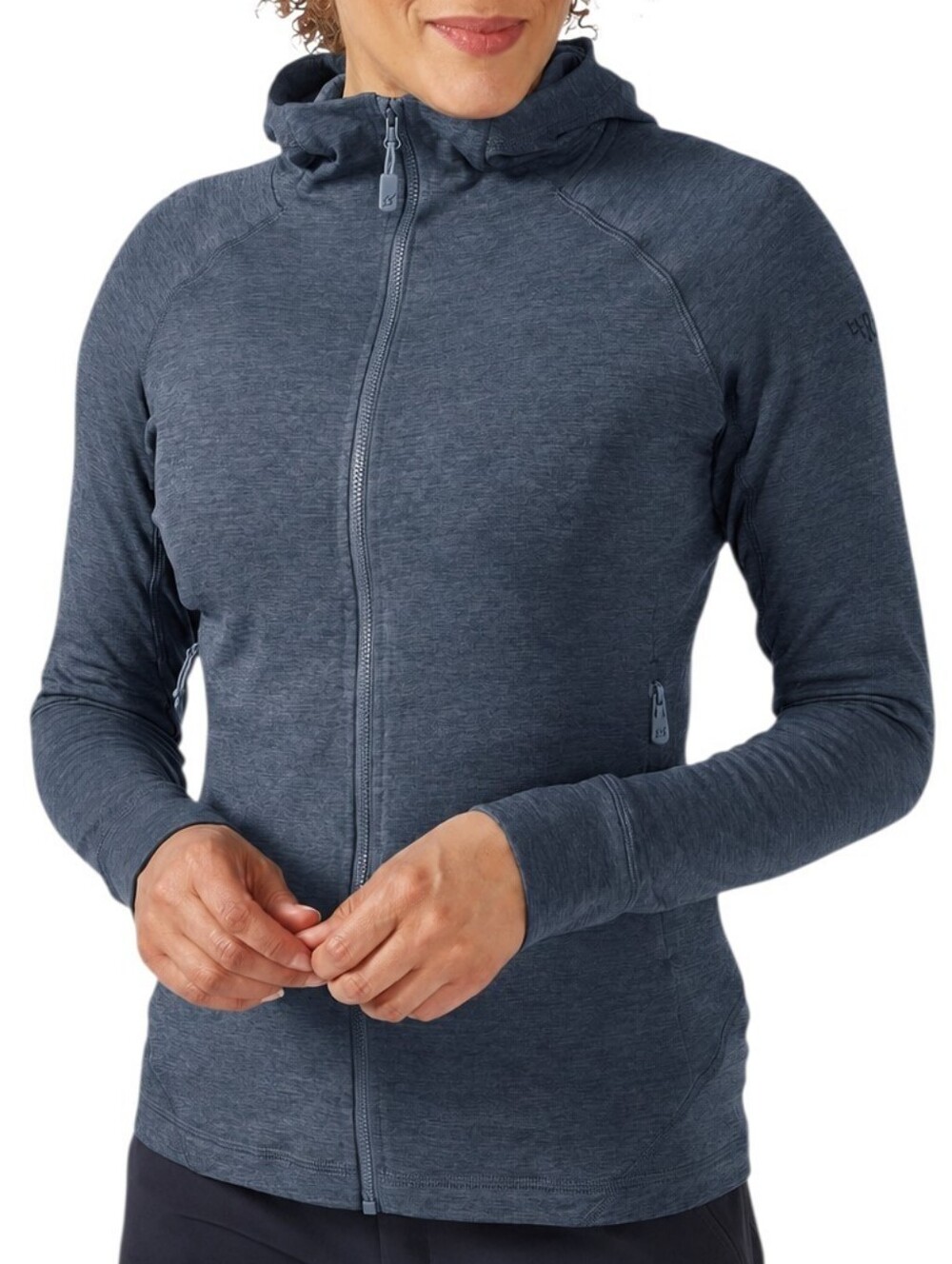 Rab Nexus Hoody Blue Full Zip Womens Medium Fleece Gorpcore